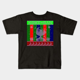 KOMI_SAN Christmas Pattern Kids T-Shirt